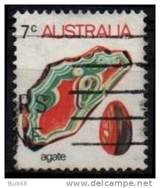 AUSTRALIE AUSTRALIA  504 (o) Agate (minéral) - Oblitérés
