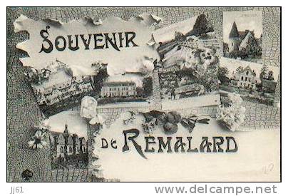 Rémalard Souvenir CPA BE - Remalard