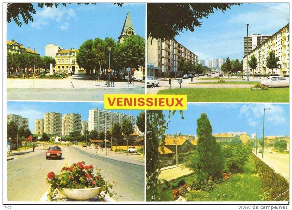 Cpc1385 - VENISSIEUX - Carte Multivues (69 - Rhone) - Vénissieux