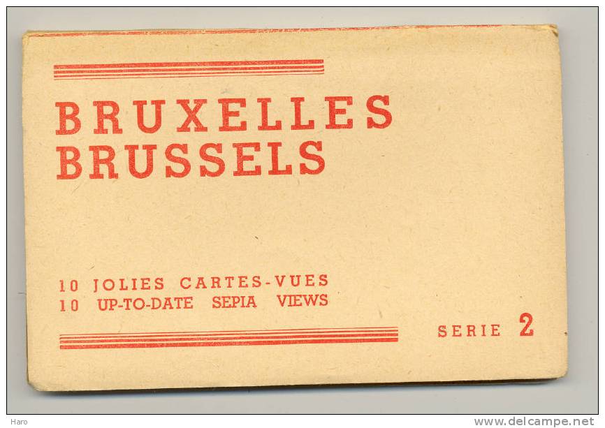 BRUXELLES - BRUSSELS -  - Carnet De 10 Cartes - Série 2 - Lotti, Serie, Collezioni