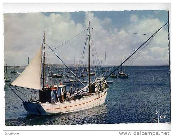 Cpsm THONIER Avec Ses TANGONS Port De Cornouaille MX 3342 Joss - Fishing Boats