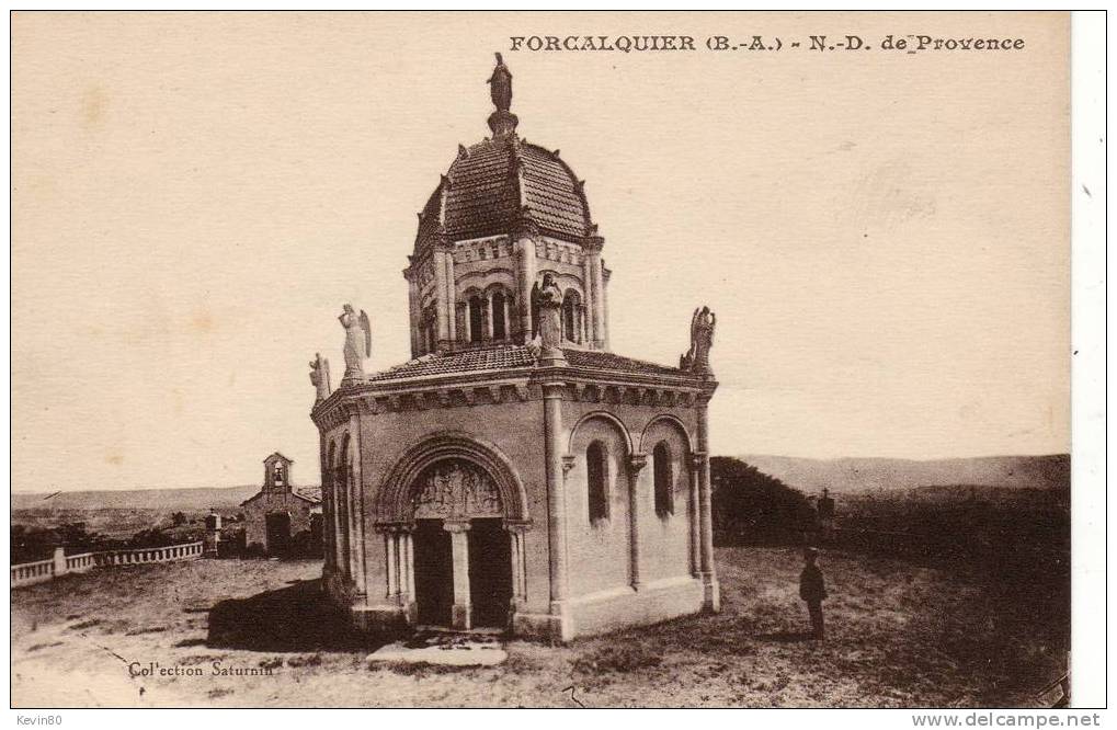 04 FORCALQUIER N.D.de Provence Cpa Animée - Forcalquier