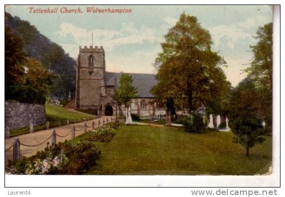 Vintage - Ol England Postcard - Carte Ancienne De Grande Bretagne - Wolverhampton - Wolverhampton