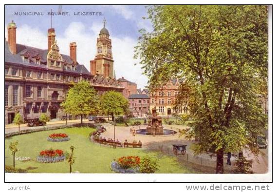 Vintage - Ol England Postcard - Carte Ancienne De Grande Bretagne - Leicester - Leicester