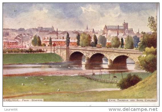 Vintage - Ol England Postcard - Carte Ancienne De Grande Bretagne - Carlisle - Carlisle