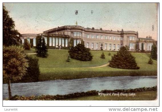 Vintage - Ol England Postcard - Carte Ancienne De Grande Bretagne - Wynyard Park - Londonderry