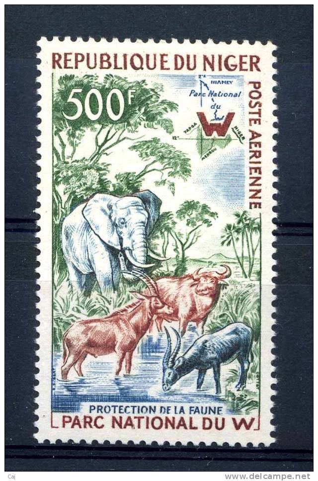 Niger  -  Avion  :  Yv  18  **  Animaux - Niger (1960-...)