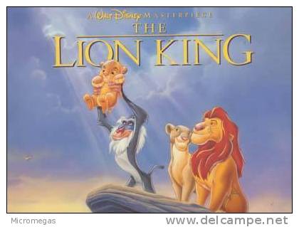 Laserdisc : Walt Disney, The Lion King - Otros