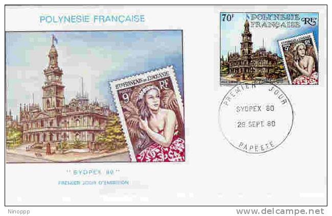 French Polynesia-1980 Sydpex 80 Cover - Other & Unclassified