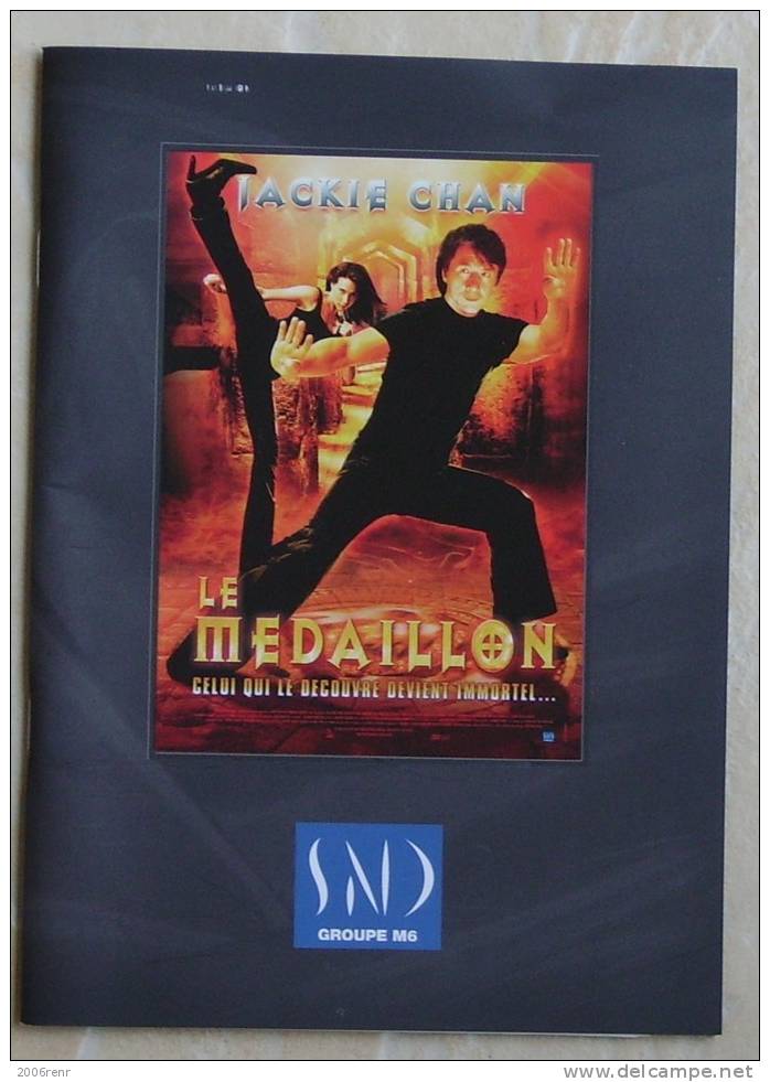 CINEMA. DOSSIER DE PRESSE: LE MEDAILLON: Jackie CHAN. Très Beau. Voir!! - Bioscoopreclame