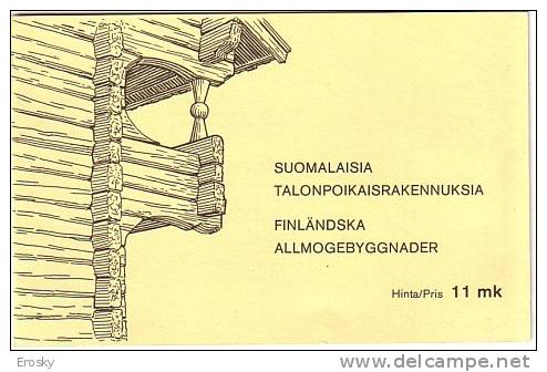 E616 - FINLANDE FINLAND Yv N°C814 ** CARNET ARCHITECTURE - Booklets
