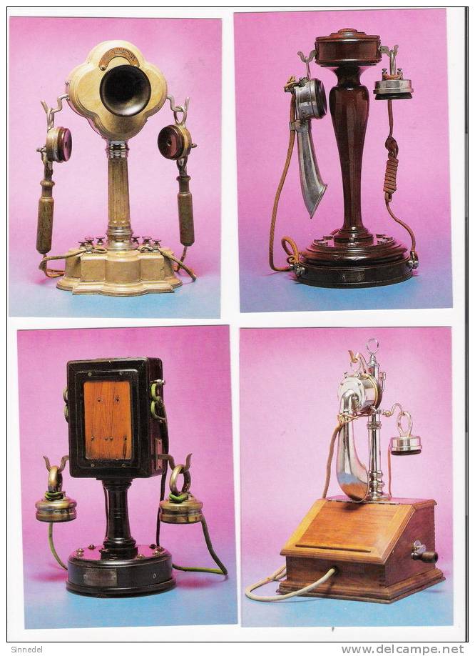 SERIE DE 12 CARTES N° 55 A 66 THEME TELEPHONNE COLLECTION HISTORIQUE DES TELECOMMUNICATION - Antiquité