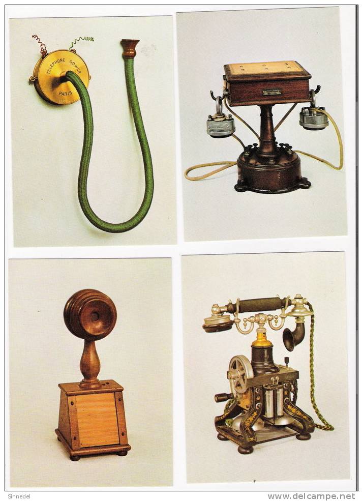 SERIE DE 12 CARTES N° 13 A 24 THEME TELEPHONNE COLLECTION HISTORIQUE DES TELECOMMUNICATION - Antiquité