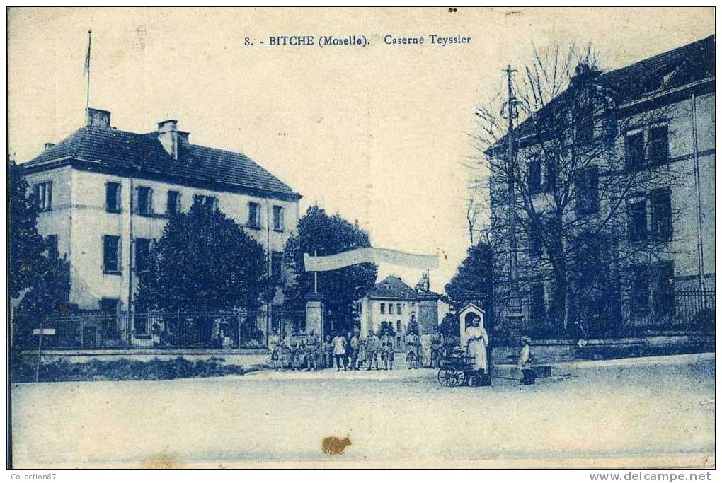 57 - MOSELLE - BITCHE - CASERNE TEYSSIER - MILITAIRE - SOLDAT - POSTE De GARDE - Bitche