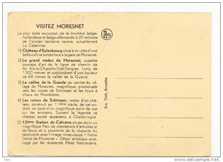 MORESNET - Carte 5 Photos Avec Légendes Au Verso.(971) - La Calamine - Kelmis