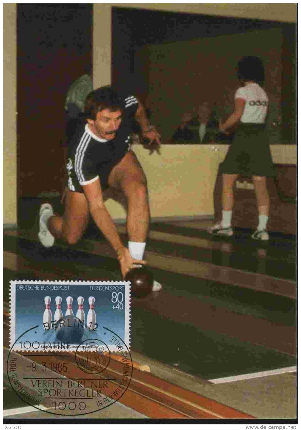 CPJ Allemagne 1985 Bowling Quilles - Boule/Pétanque