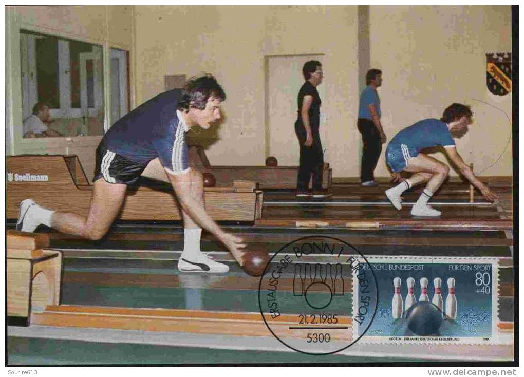 CPJ Allemagne 1985 Bowling Quilles - Boule/Pétanque