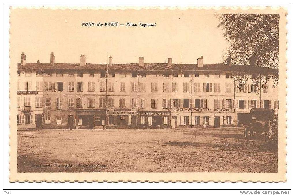 Pont De Vaux    La Place Legrand - Pont-de-Vaux