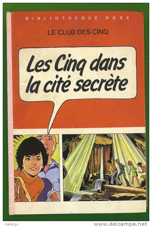 Les Cinq Dans La Cité Secrète 1976 - Bibliotheque Rose