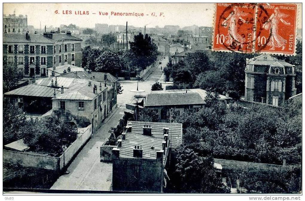 CP - Les Lilas (93) - Lot De 3 CP - église - Bonjour - Vue Panoramique - Les Lilas