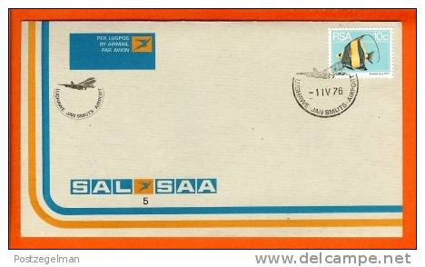 RSA 1-4-76 Airway Cover 5a Jan Smuts Airport (small 5) - Airplanes