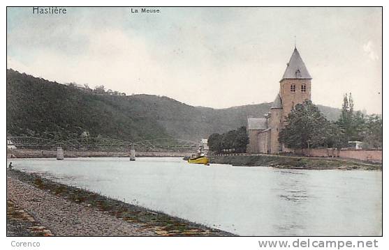 BEL   A 98  HASTIERE    LA MEUSE  Circulée 1906 - Hastière