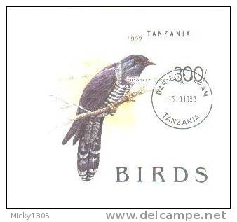 Tansania - Block Gestempelt / Miniature Sheet Used (V304) - Coucous, Touracos