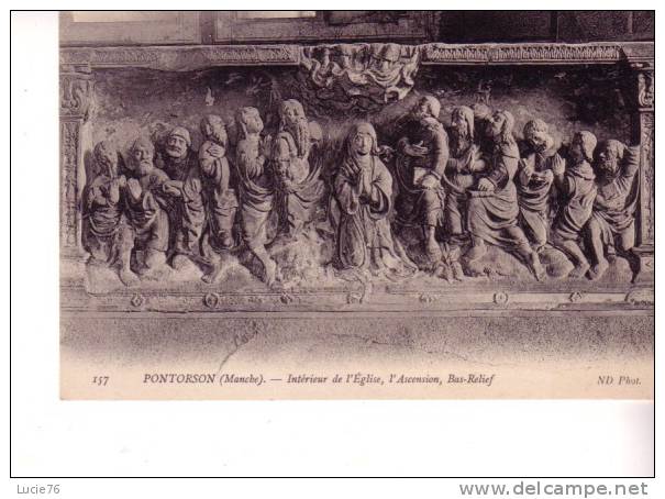 PONTORSON - Intérieur De L´Eglise, L´Ascension, Bas Relief - N° 157 - Pontorson