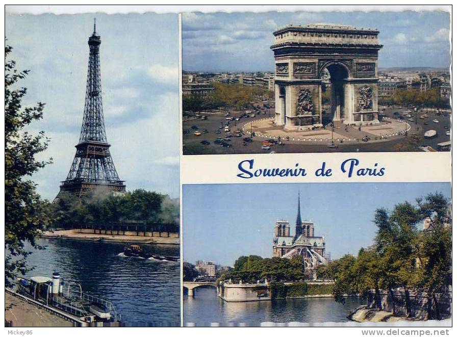 Cachet  PARIS XVIII Du 1-6-1965 Sur Tp écusson PARIS--flamme 18000 Bureaux Poste-- - Correo Postal