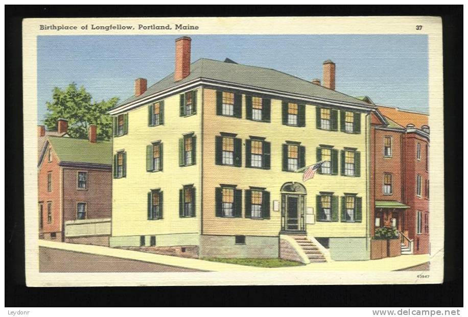 Birthplace Of Longfellow, Portland, Maine - Portland