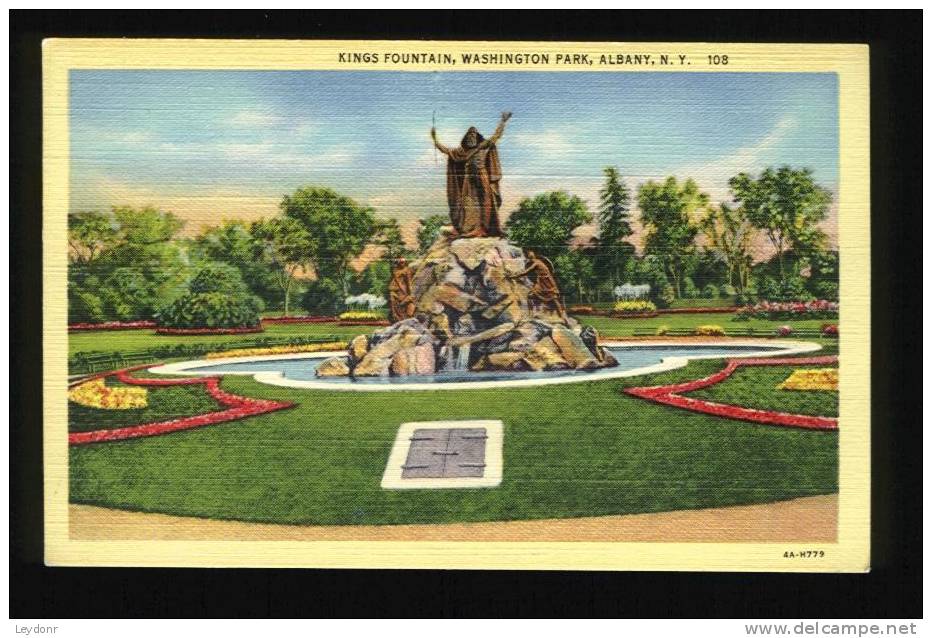 Kings Fountain, Washington Park, Albany, New York - Albany