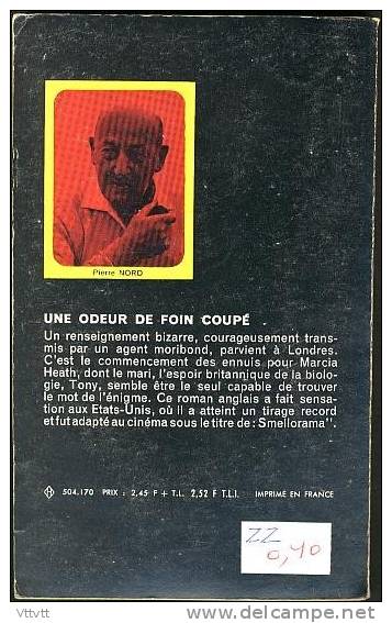 "UNE ODEUR DE FOIN COUPE" De John Blackburn, Collection Pierre Nord, Artheme-Fayard, N° 170 (1964) - Arthème Fayard - Autres