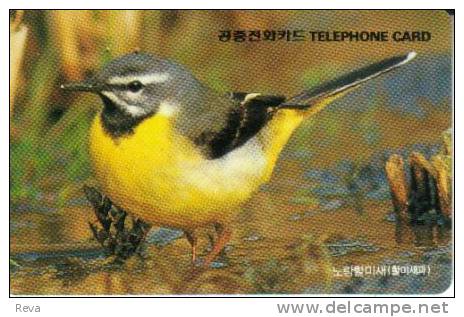 KOREA SOUTH  2900 WON  SMALL  YELLOW  BIRD  BIRDS  LETTER "J" SPECIAL PRICE   !!! READ DESCRIPTION !! - Corée Du Sud