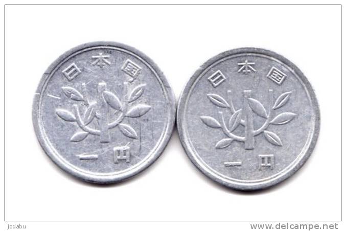 2 Piéces De 1 Yen -japon- - Japon