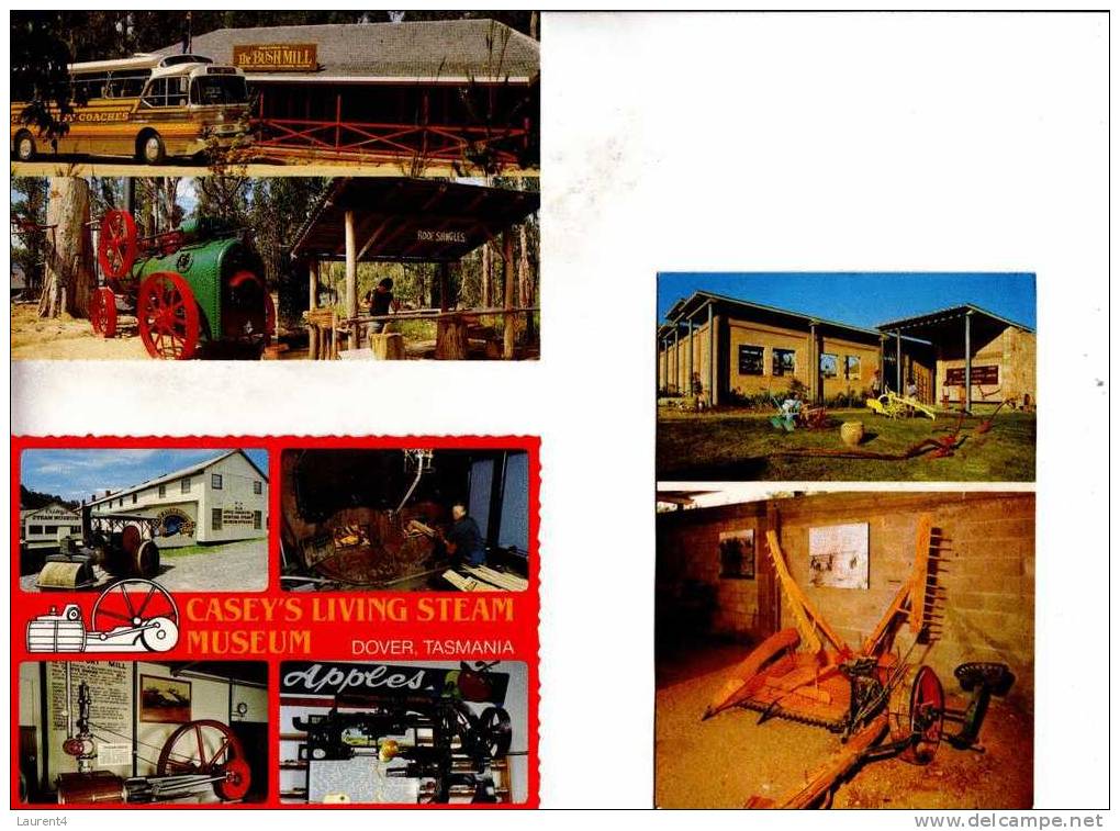 3 Carte Materiel De Ferme - 3 Farm Equipment Postcards - - Tracteurs