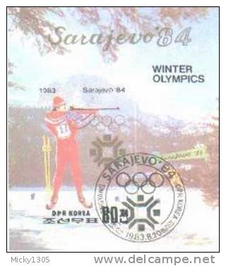 Block Gestempelt / Miniature Sheet Used (V305) - Winter 1984: Sarajevo