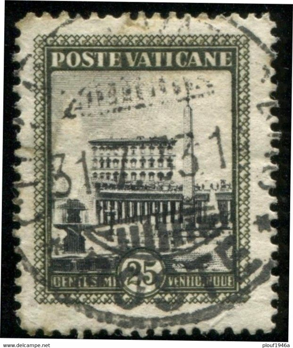 Pays : 495 (Vatican (Cité Du))  Yvert Et Tellier N° :    48 (o) - Gebraucht