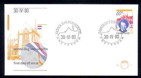 NEDERLAND 1980 FDC E183 - FDC