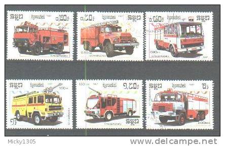 Kambodscha / Cambodia - Gestempelt / Used (V347) - Camions