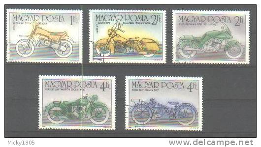 Ungarn / Hungary - Gestempelt / Used (V351) - Motorbikes