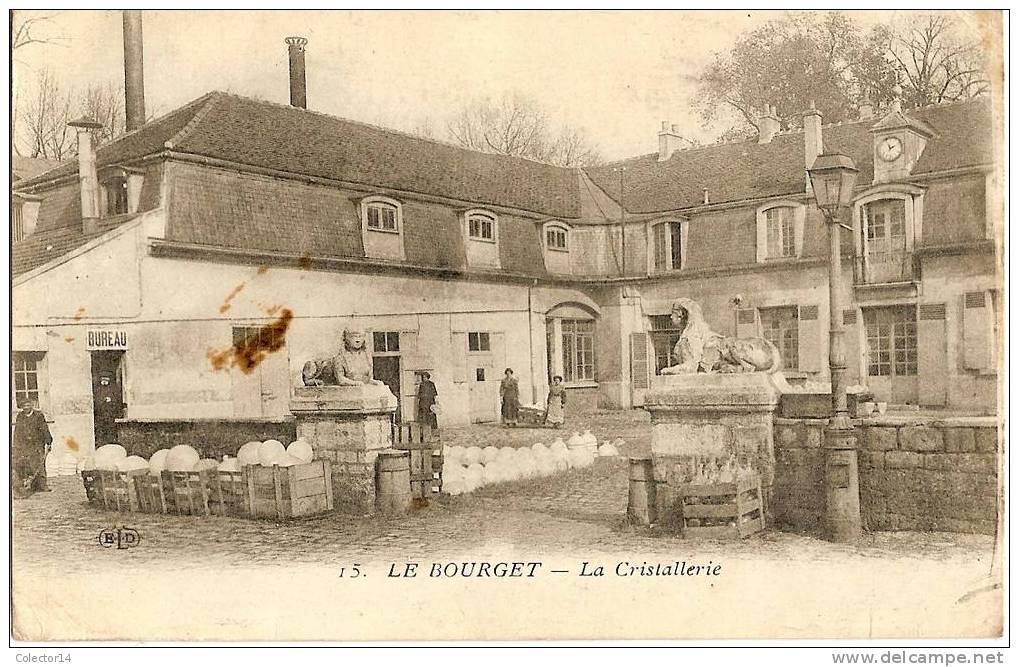 LE BOURGET LA CRISTALLERIE 1918 - Le Bourget