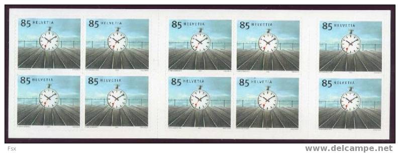 2003 Markenheftchen Design-Klassiker Schweiz - Bahnhofsuhr ** - Postzegelboekjes