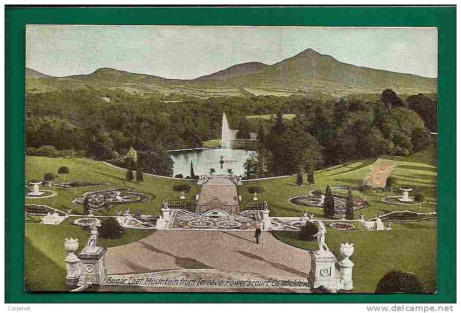 IRELAND - SUGAR LOAF MOUNTAIN From TERRACE POWERSCOURTCo WICKLOW - UNUSED C/1910/20´s POSTCARD - Pubs. LAWRENCE, Dublin - Dublin