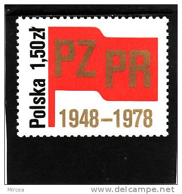 Pologne 1978 -  Yv.no. 2425 Neuf** - Neufs