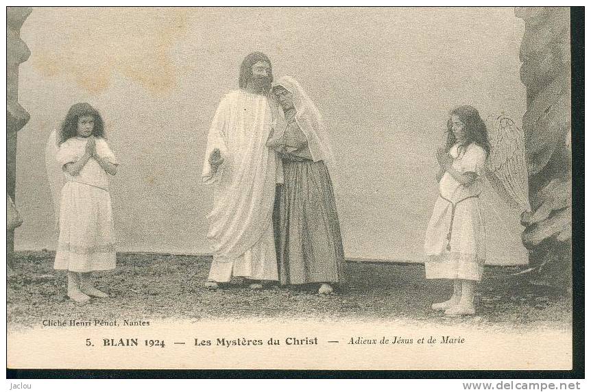 BLAIN 1924 LES MYSTERES DU CHRIST ADIUEX DE JESUS ET DE MARIE REF4355 - Blain