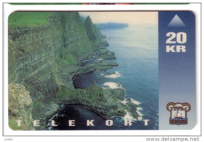 FAROE COAST  -  First Card In Faroe Islands  ( Faroe Islands ) Feroe Iles - Färöer I.