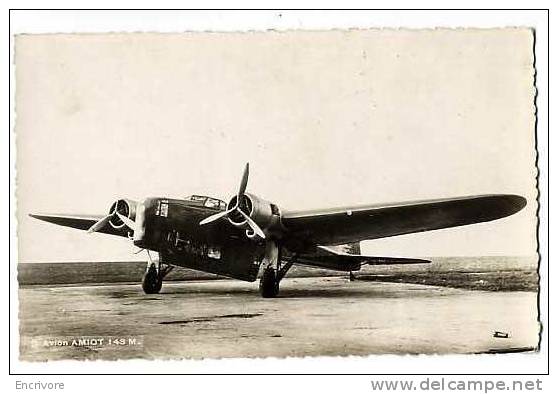 Cpsm AMIOT 143M -  BIMOTEUR GNOME RHONE Formation Armée De L´air -ed D´art SEPHERIADES - 1946-....: Moderne