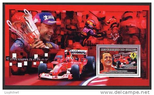 GUINEE 2006, SCHUMACHER F1, FERRARI, 1 Bloc C - Auto's