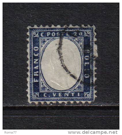 3RG31 - REGNO Vittorio Emanuele II : 20 Cent N. 2 . - Afgestempeld