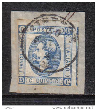 3RG36 - REGNO Vittorio Emanuele II 1863 : 15 Cent N. 13 . - Oblitérés